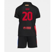 Barcelona Dani Olmo #20 Koszulka Wyjazdowa dzieci 2024-25 Krótki Rękaw (+ krótkie spodenki)